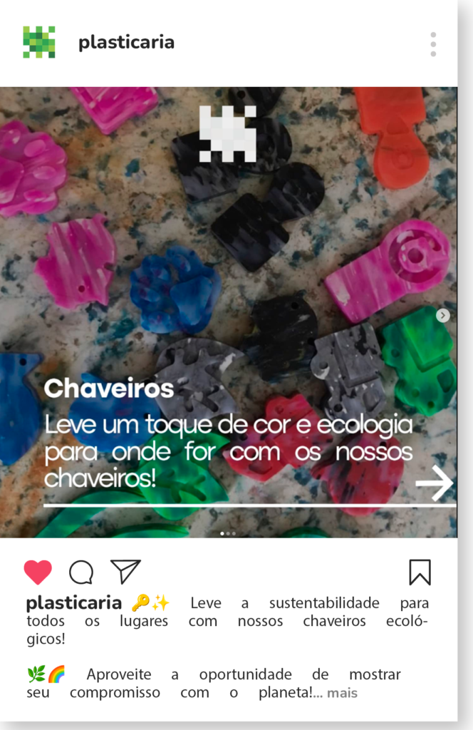 🔑✨ Leve a sustentabilidade para todos os lugares com nossos chaveiros ecológicos!